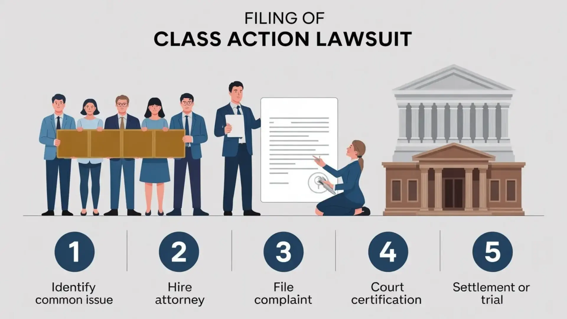 how to file a class action lawsuit